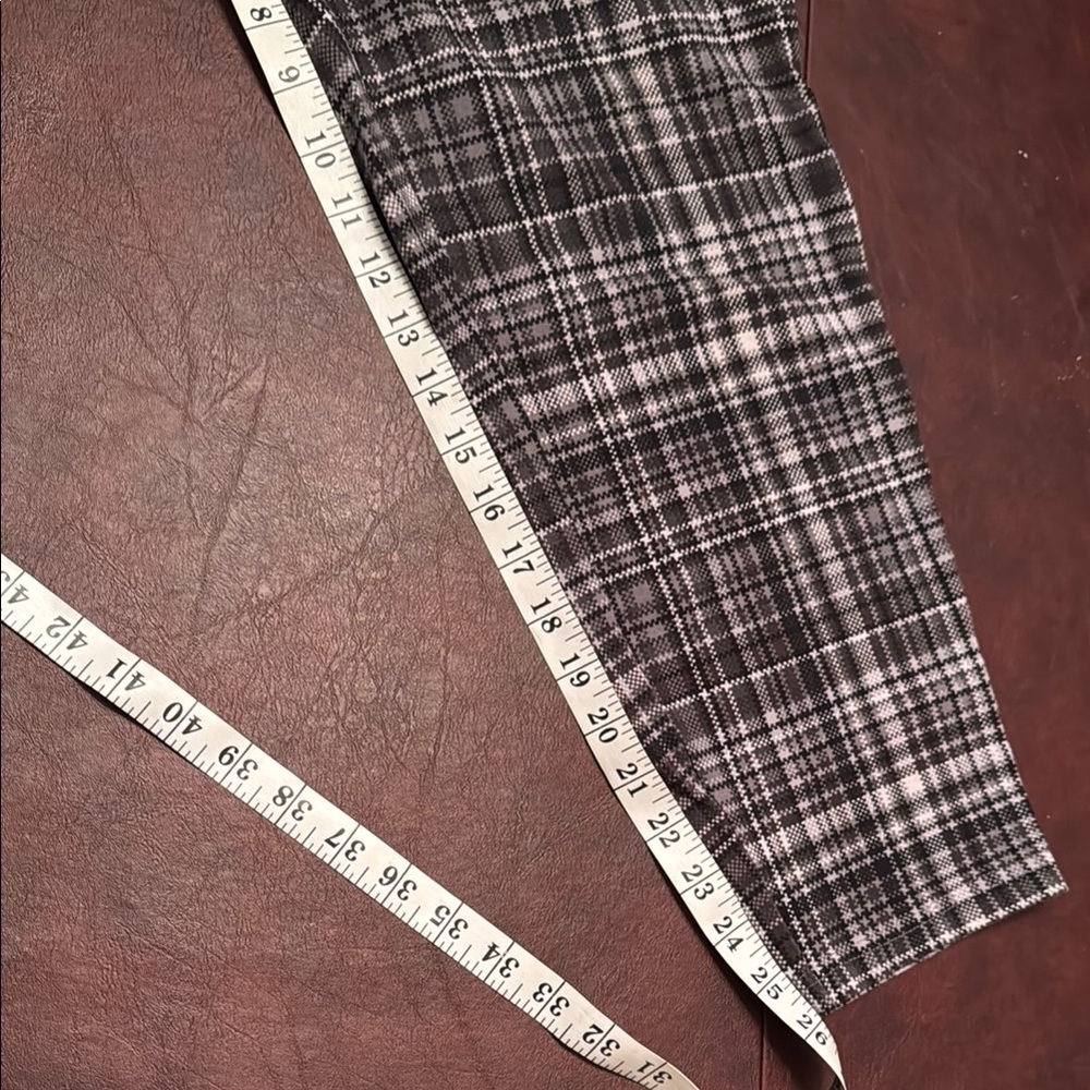 Intro Love the Fit Plaid Gray, Black & White Pants - Picture 5 of 5